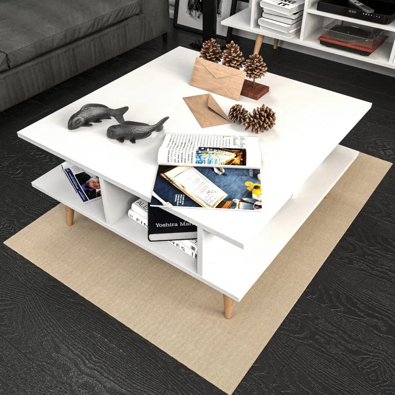 Masuta de Cafea Akya Coffee Table - Alb