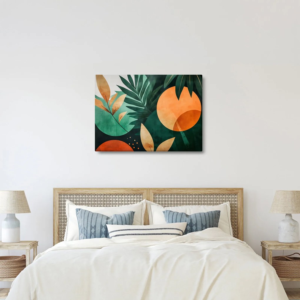 Tablou - Motive naturale geometrice (70x50 cm)