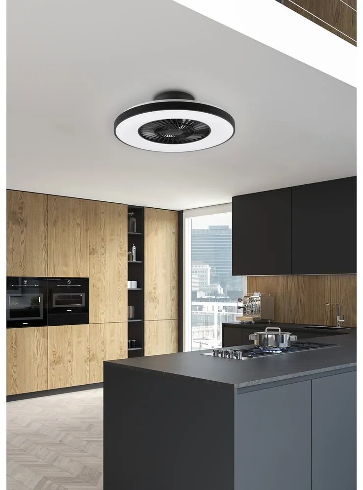 Plafonieră negru-mat LED Halmstad – Reality