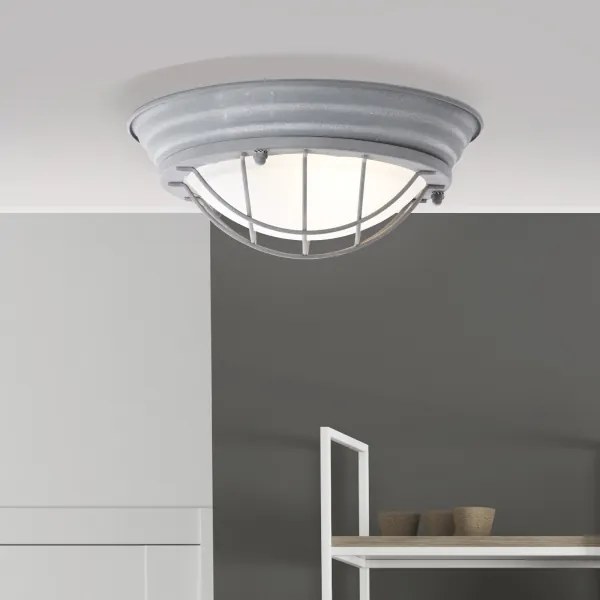 Brilliant - Plafonieră TYPHOON 1xE27/30W/230V Ø 29 cm, gri