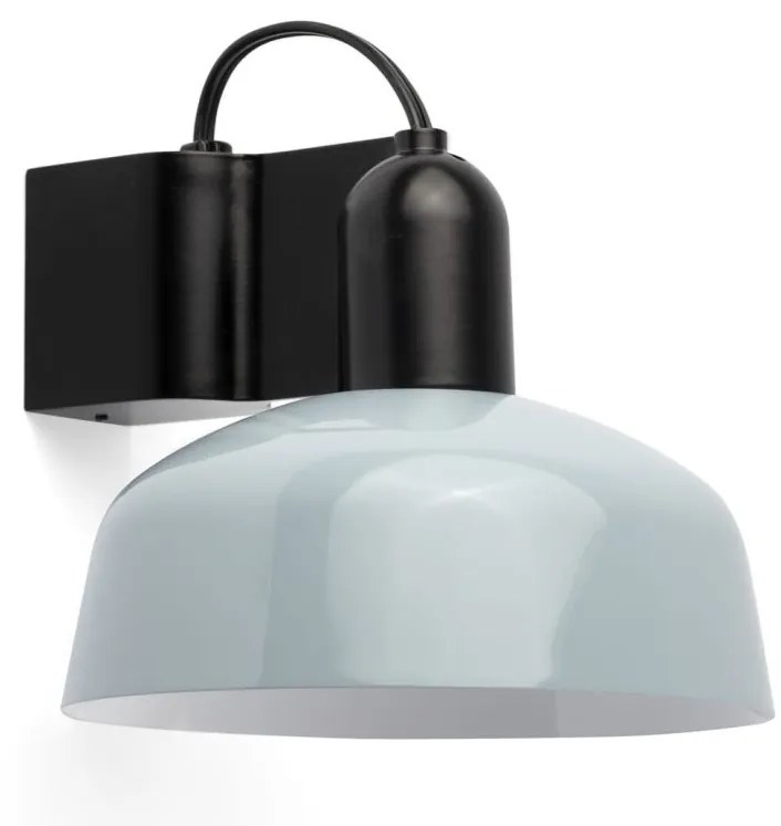 Aplica de perete metal TATAWIN negru, blue