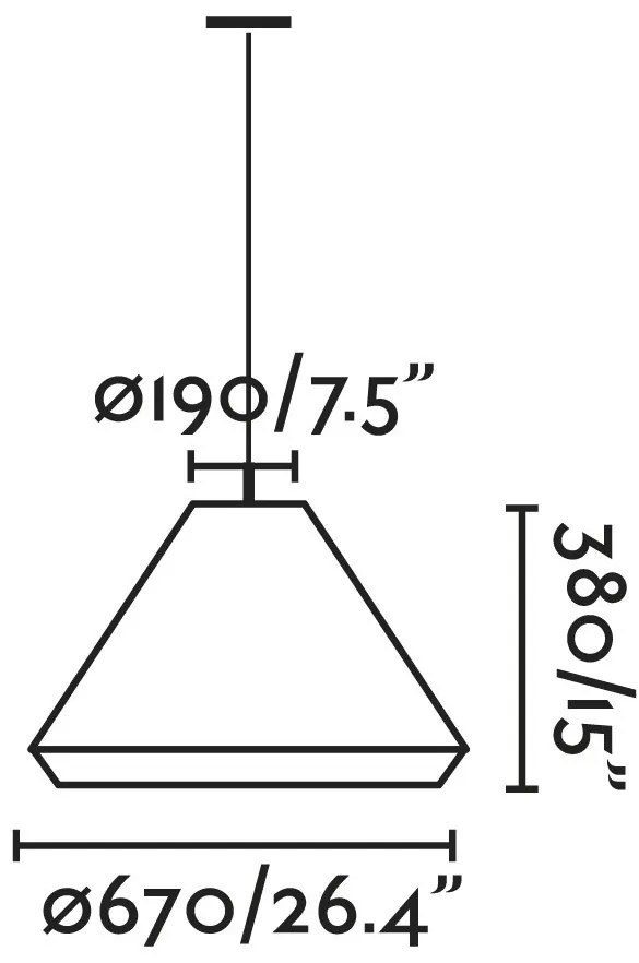 Lustra/Pendul iluminat exterior decorativ SAIGON cone T70 gri/crem