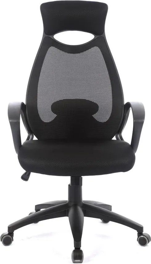 Scaun ergonomic, spătar mesh, SIB 5063, Negru