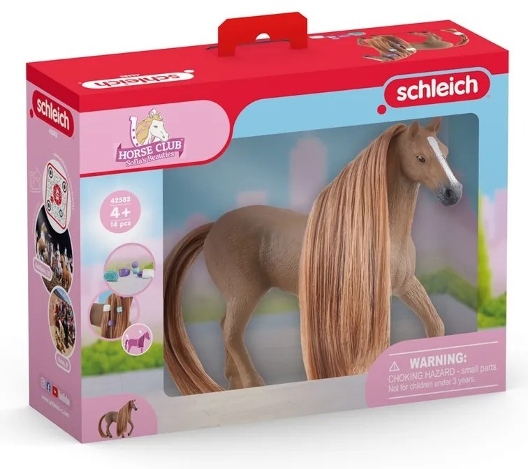 Schleich 42582 Iapă englezească Thoroughbred cucoamă pieptănată