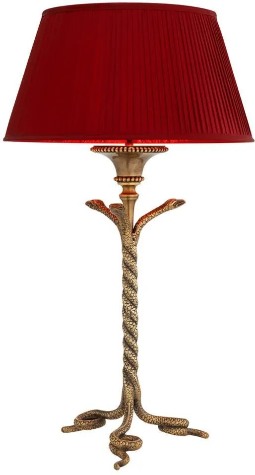 Veioza Rossella Burgundy Table Lamp | EICHHOLTZ