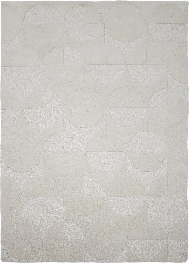 Covor fildeș țesut manual din lână 120x170 cm Gigi – Flair Rugs