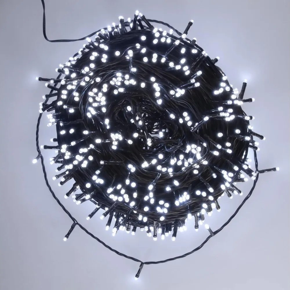 BRILAGI - LED Instalație luminoasă de exterior pentru Crăciun 1000xLED/8 funcții 105 m IP44 alb rece