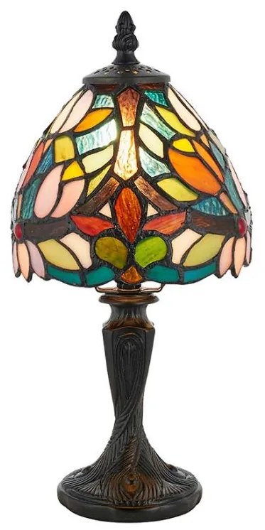Lampă de masă Tiffany SYLVETTE Endon 64331, 1xE14/40W/230V, Ø 15 cm