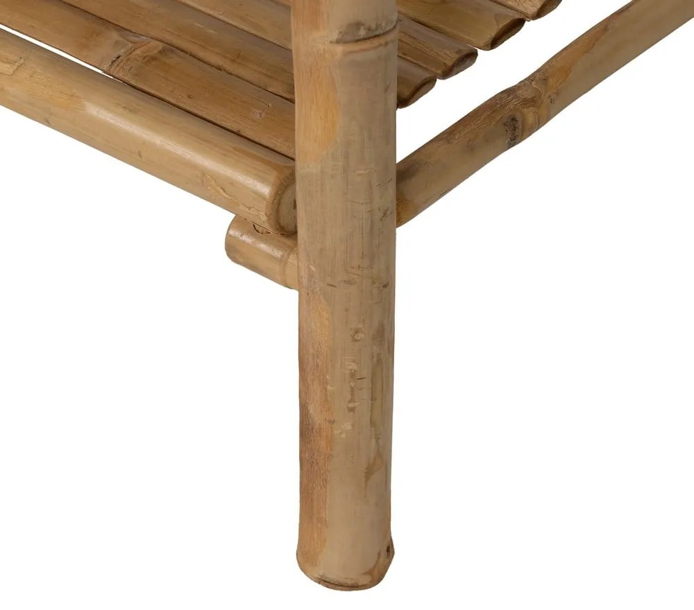 Etajeră în culoare naturală din bambus 61x104x34 cm Manali – Ixia