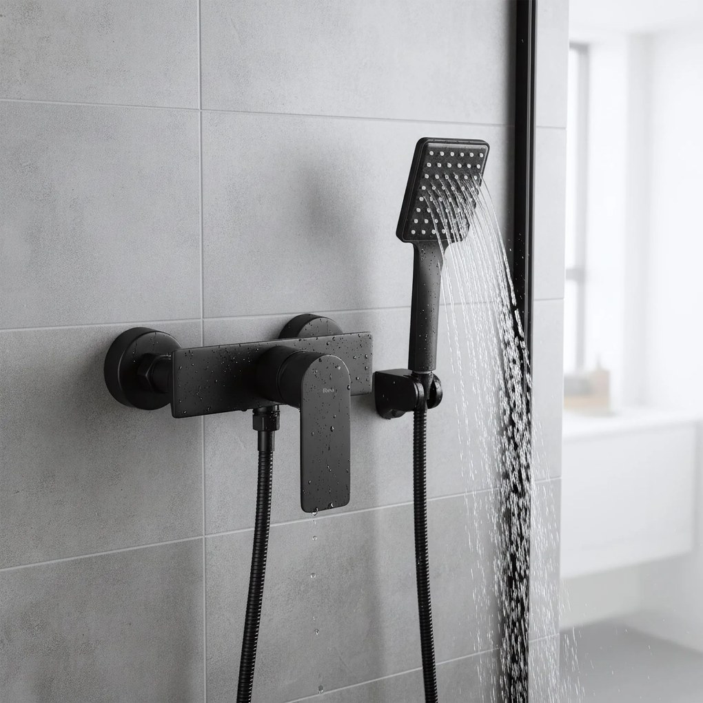 Baterie Negru de cada/duș URBAN Black