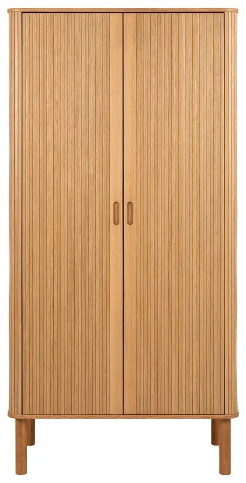 Șifonier în culoare naturală cu aspect de lemn de stejar 100x200x55 cm Langley – Actona