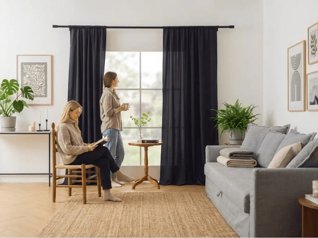 Draperie OXFORD LIGHT 140x250 cm, gri inchis Agatat: Rejansa