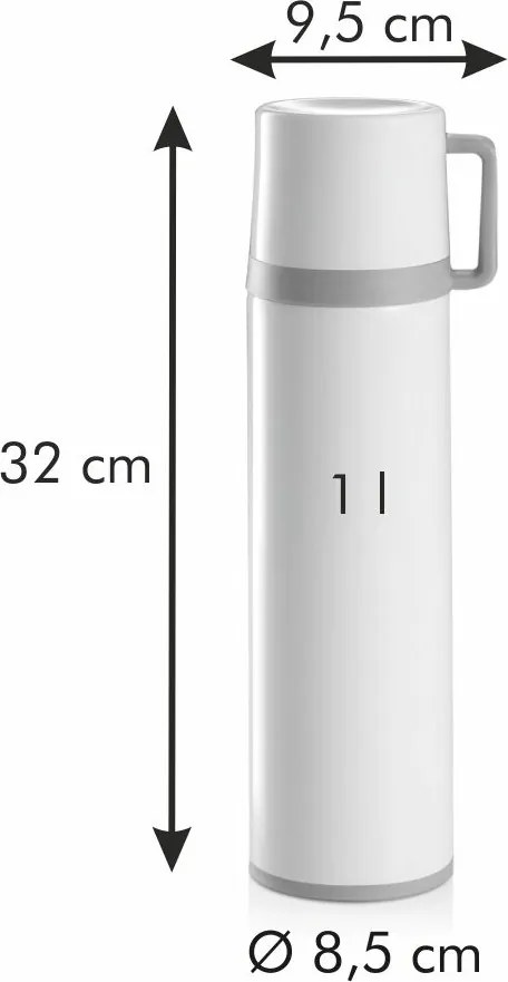 Termos cu cană Tescoma CONSTANT CREAM, 1 l, 1 l