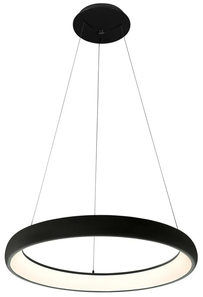 Azzardo AZ5060 - Lustră LED dimabilă pe cablu ANTONIO LED/32W/230V negru + + telecomandă