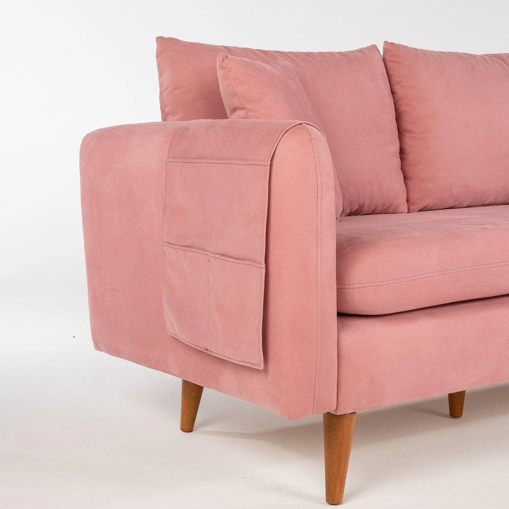 Canapea Fixa cu 3 locuri Eftal, 215 x 91 x 85 cm