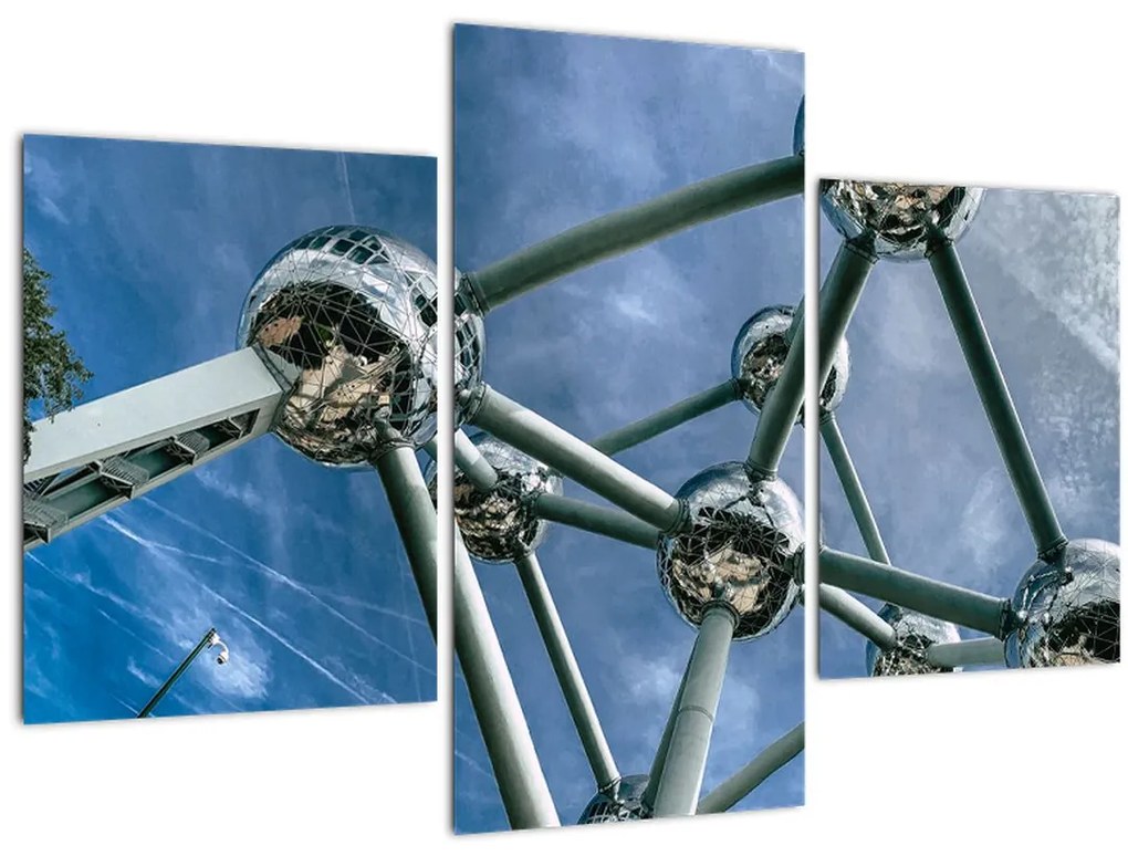 Tablou- atomium la Bruxelles (90x60 cm)