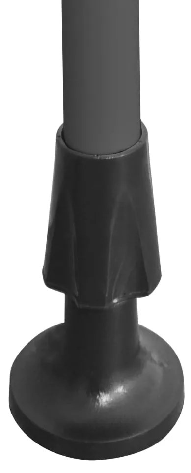Copertina retractabila manual cu LED, antracit, 200 cm Antracit, 200 cm