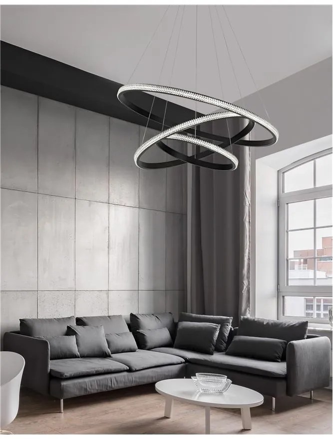 Lustra LED design modern circular ajustabil NAGER 62W NVL-9481093