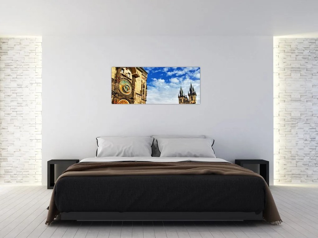 Tablou - Ceasul astronomic din Praga (120x50 cm)