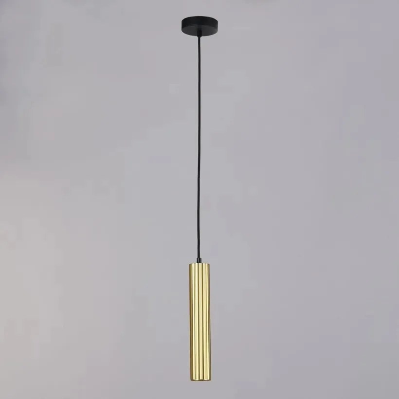 Pendul din aluminiu canelat Anna auriu