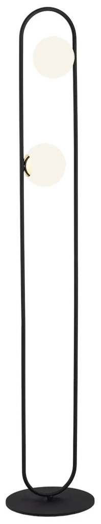 Lampadar, lampa de podea design modern Rovetto negru