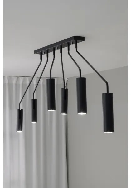 Spot RAMUS 6xGU10/25W/230V neagră Markslöjd 108508