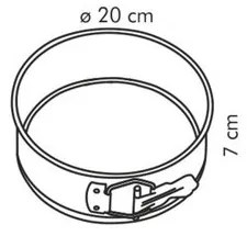 Formă de tort convertibilă Tescoma DELÍCIA, 20 cm