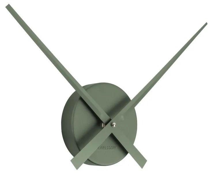 Karlsson 4348DG ceas de perete de design verde, 48 cm diametru
