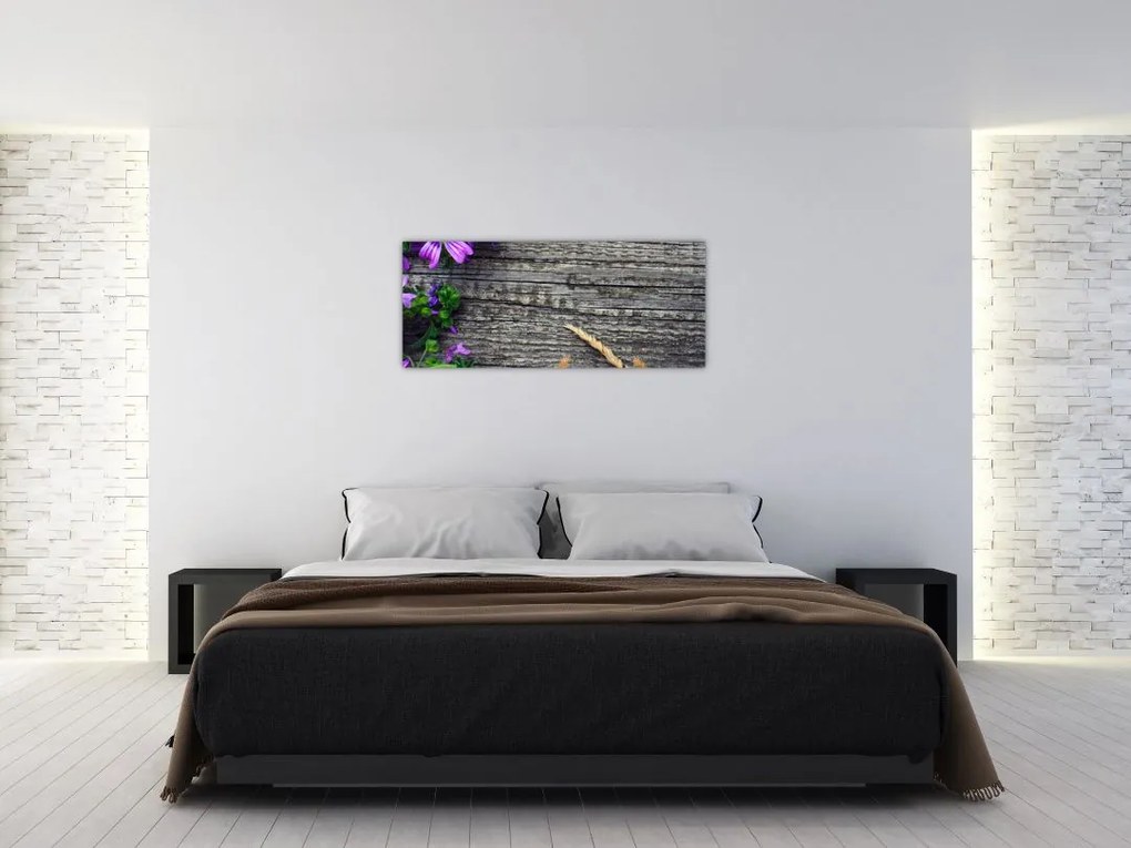 Tablou - flori de câmp (120x50 cm)