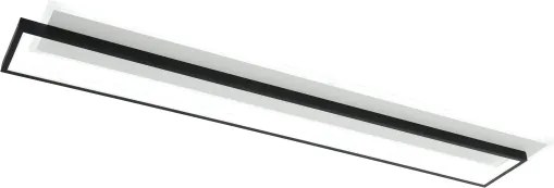 Brilagi - Plafonieră LED dimabilă OUTLINE LED/90W/230V 18x100 cm alb/negru +telecomandă