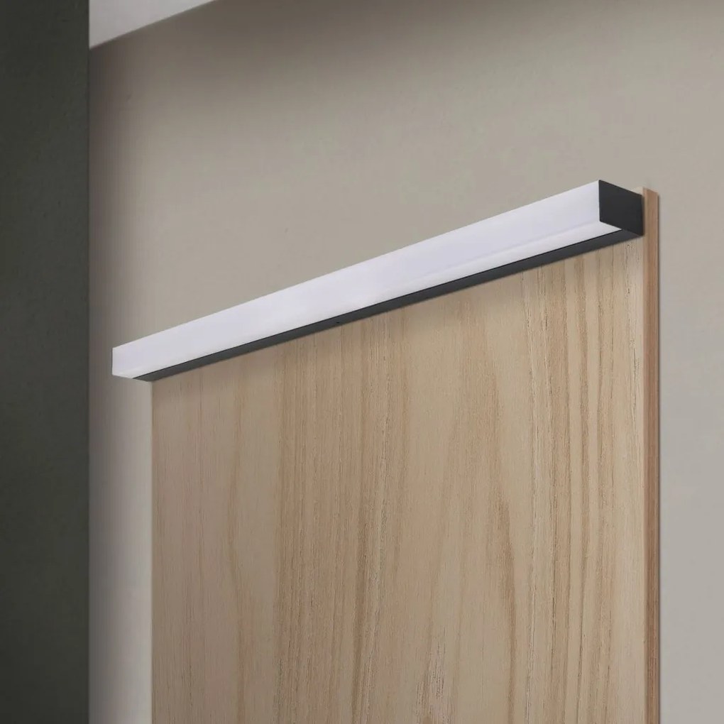 Aplica pentru oglinda baie IP44 HORIZON L-90cm negru
