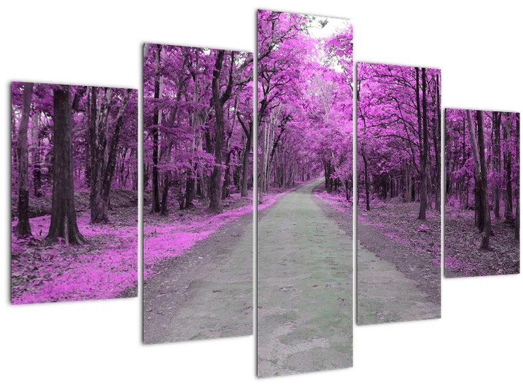 Tablou - drum prin parc (150x105 cm)