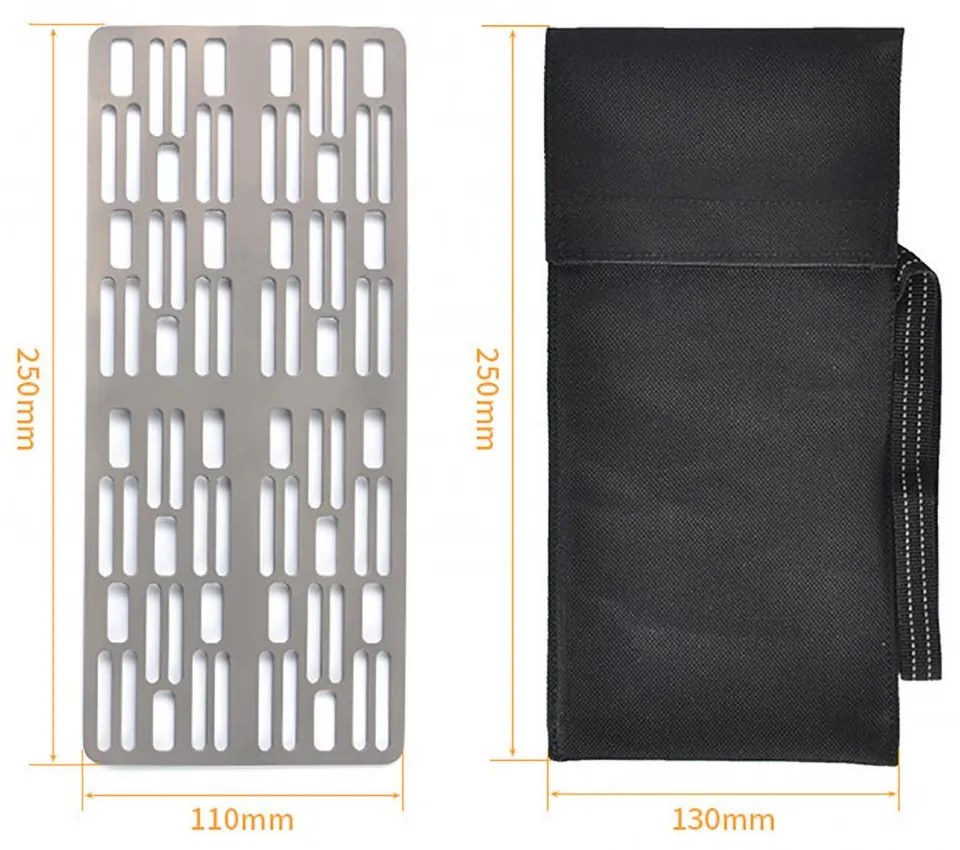 Grill din titan pentru grătar Ecotree