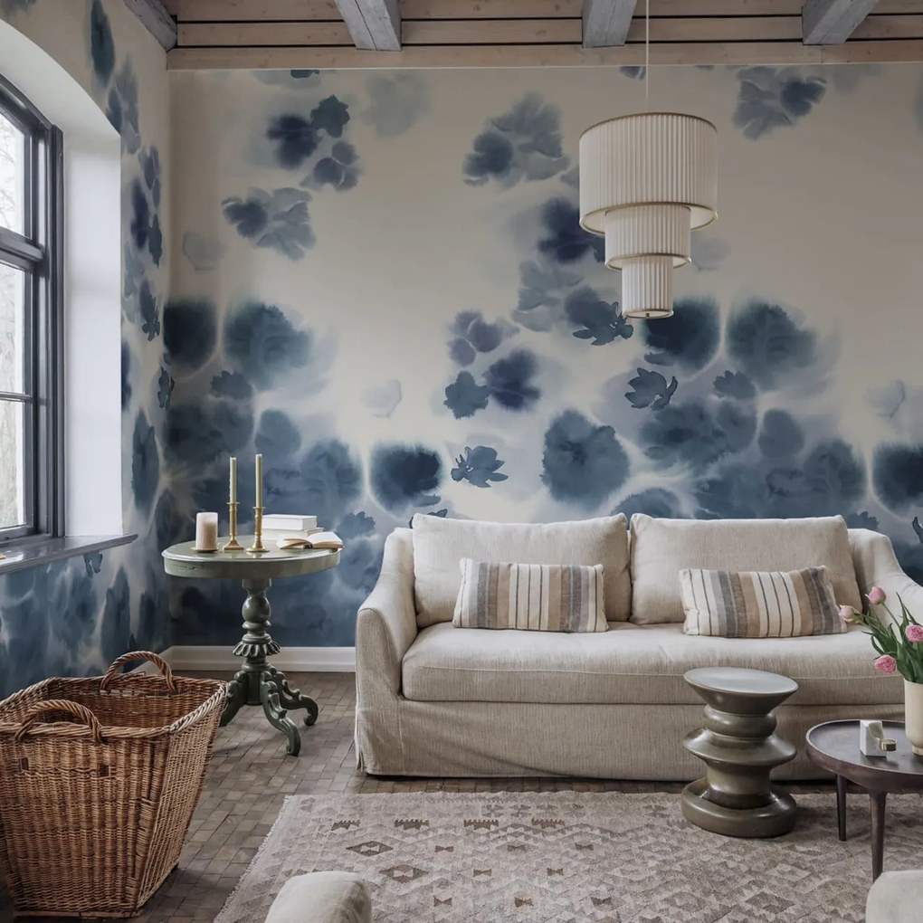 Fototapet, Faded Dreams, Blue, Rebel Walls