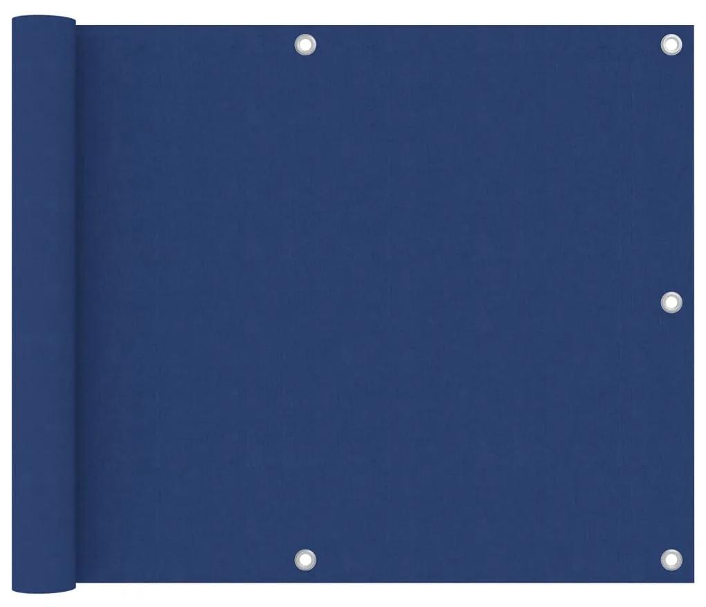 Prelata balcon albastru 75x400 cm tesatura Oxford Albastru, 75 x 400 cm