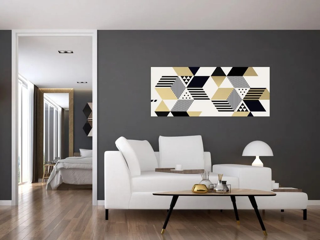 Tablou - Forme geometrice N⁰1 (120x50 cm)