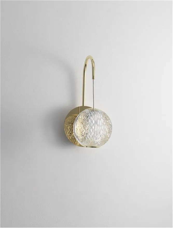 Aplica LED de perete moderna design elegant IP44 BRILLANTE