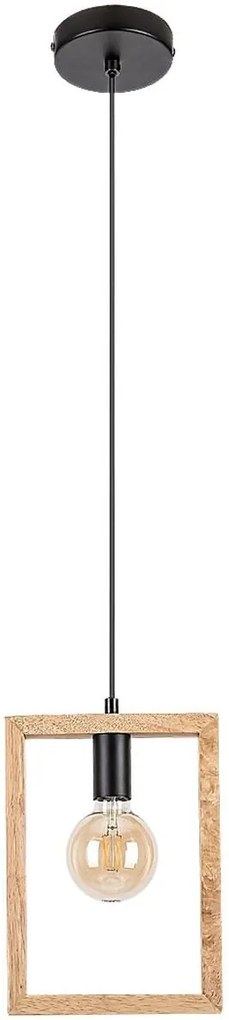 Rabalux Indigo lampă suspendată 1x40 W negru 2292