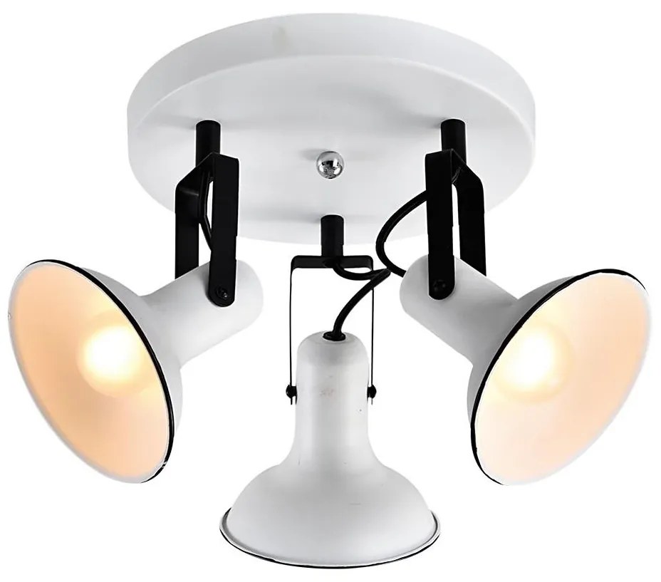 Spot Prezent 75475 ANDORA 3xE14/40W/230V alb