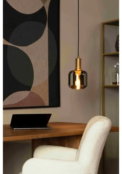 Lustră pe cablu Lucide 45494/16/65 JOANET 1xE27/40W/230V negru