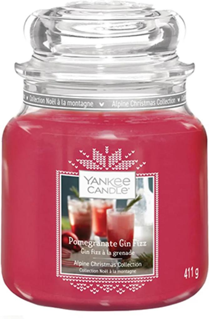 Yankee Candle roșii parfumata lumanare Pomegranate Gin Classic mijlocie