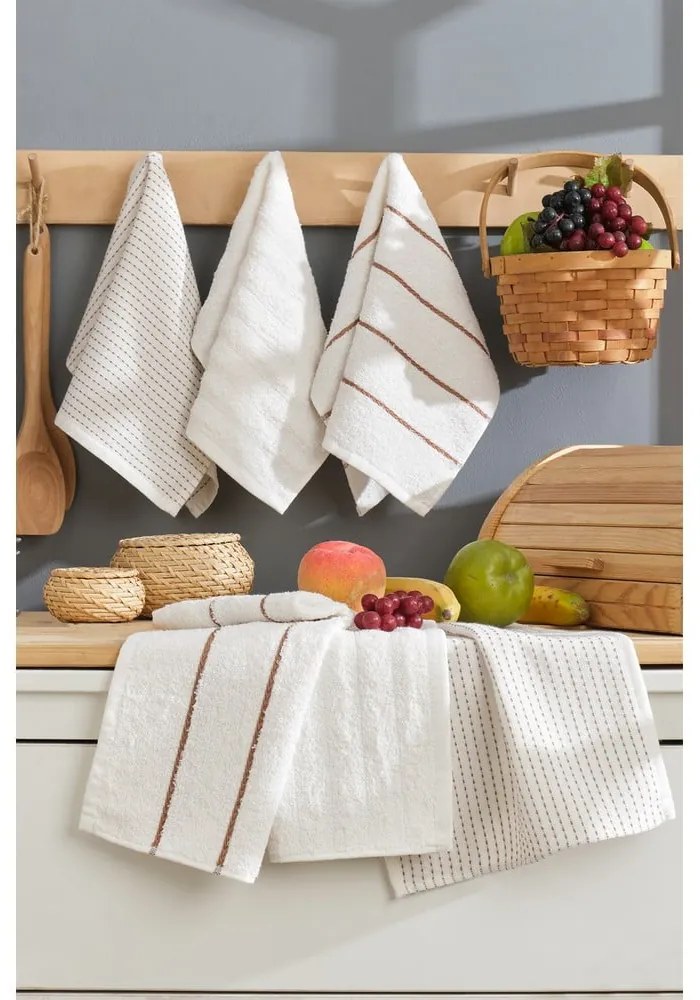 Prosoape de vase 6 buc. din bumbac 30x50 cm Sofya – Foutastic