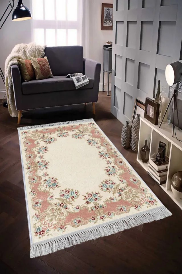 Covor ELS1820, 80x150 cm, Catifea / Bumbac