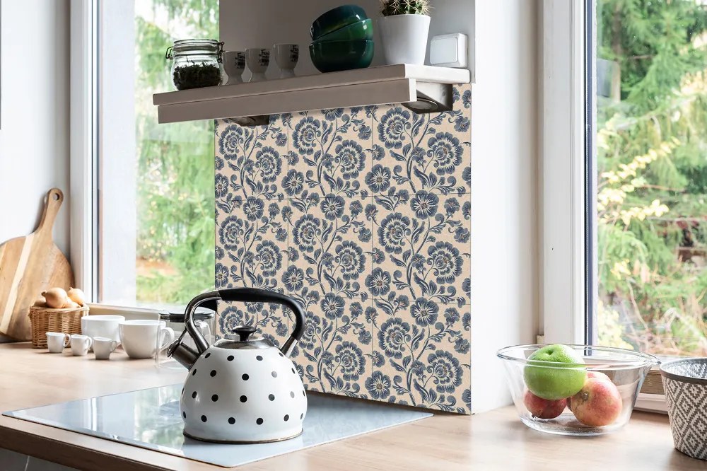 Plăci din vinil Model floral clasic