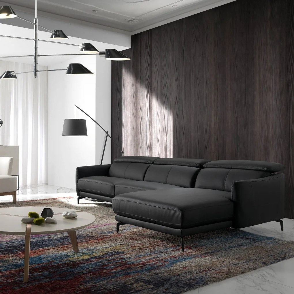 Coltar cu sezlong dreapta, elegant, design italian William AC-5359-R