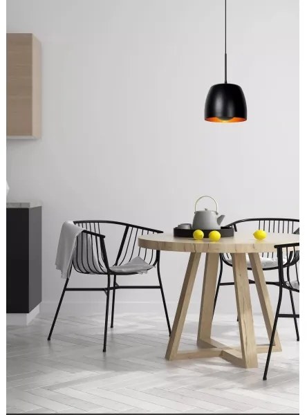 Lustră pe cablu NOLAN 1xE27/60W/230V neagră Lucide 30488/01/30