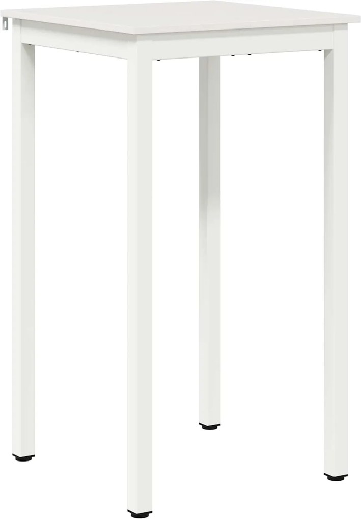 vidaXL Masă de bar Alb 60 x 60 x 105 cm Lemn de pin masiv