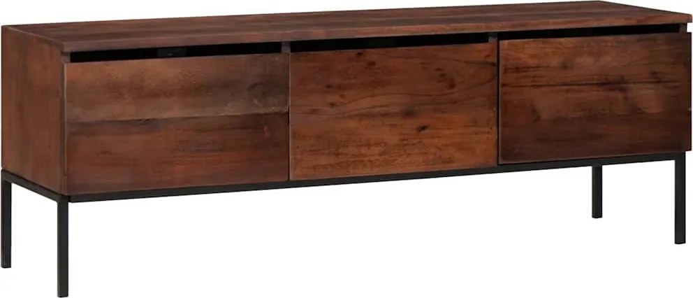 vidaXL Cabinet TV maro miere 110 x 30 x 36 cm lemn masiv de acacia