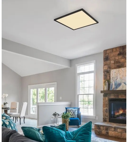 Globo 41563-24B - LED plafonieră baie SAPANA LED/24W/230V IP44 negru