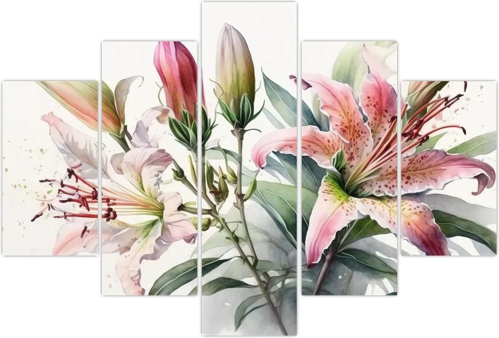 Tablou - Crinii, ilustrații (150x105 cm)